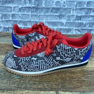 Nike Cortez Leather Premium Python Pack Red Blue 833657-100 Womens Size 10.5 New